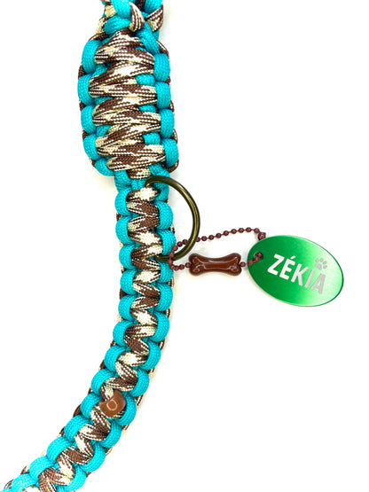 Laisse pour chien en paracorde faite main à Marseille - Zékia accessoires artisanaux