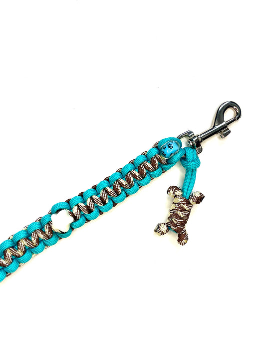 Laisse pour chien en paracorde faite main à Marseille - Zékia accessoires artisanaux