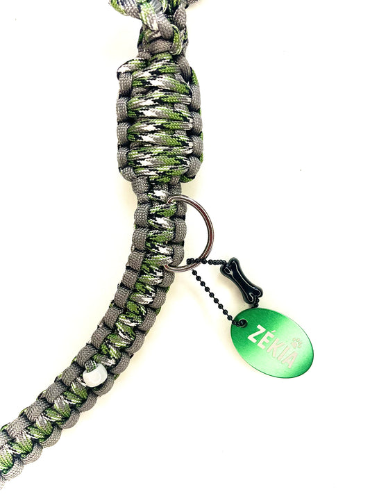 Laisse pour chien en paracorde faite main à Marseille - Zékia accessoires artisanaux