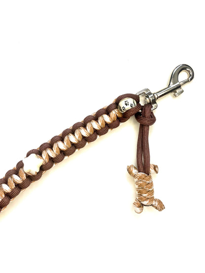 Laisse pour chien en paracorde faite main à Marseille - Zékia accessoires artisanaux