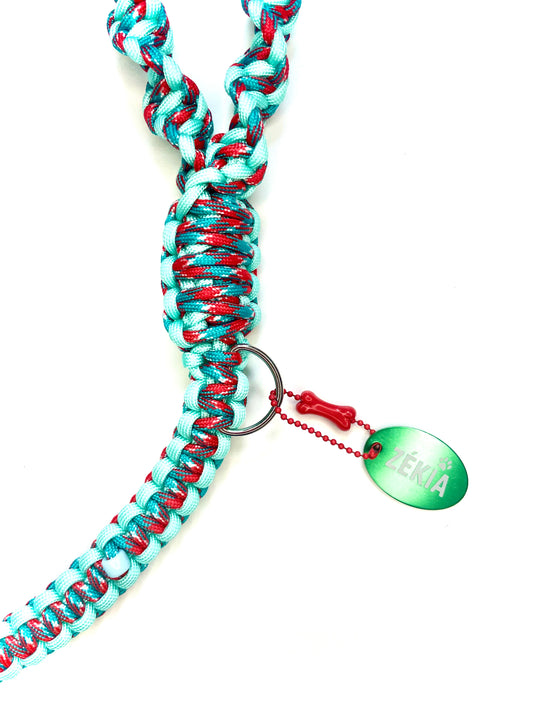 Laisse pour chien en paracorde faite main à Marseille - Zékia accessoires artisanaux