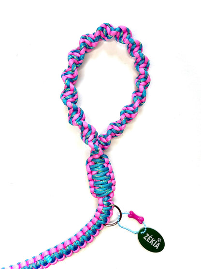 Laisse pour chien en paracorde faite main à Marseille - Zékia accessoires artisanaux