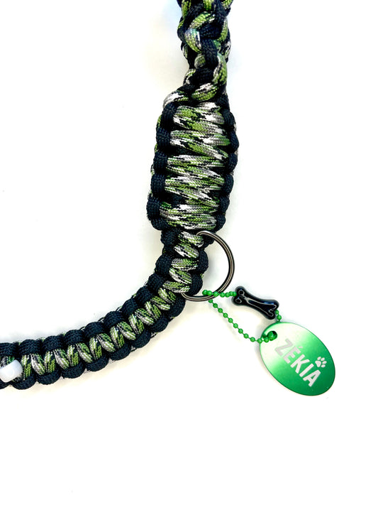 Laisse pour chien en paracorde faite main à Marseille - Zékia accessoires artisanaux