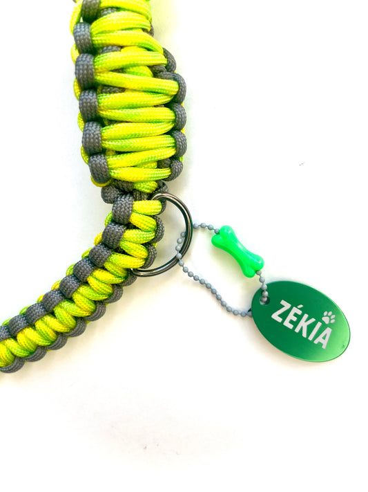 Laisse pour chien en paracorde faite main à Marseille - Zékia accessoires artisanaux