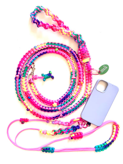 Cordon de telephone paracorde fait main a Marseille - zekia accessoires artisanaux