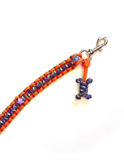 Laisse pour chien en paracorde faite main à Marseille - Zékia accessoires artisanaux