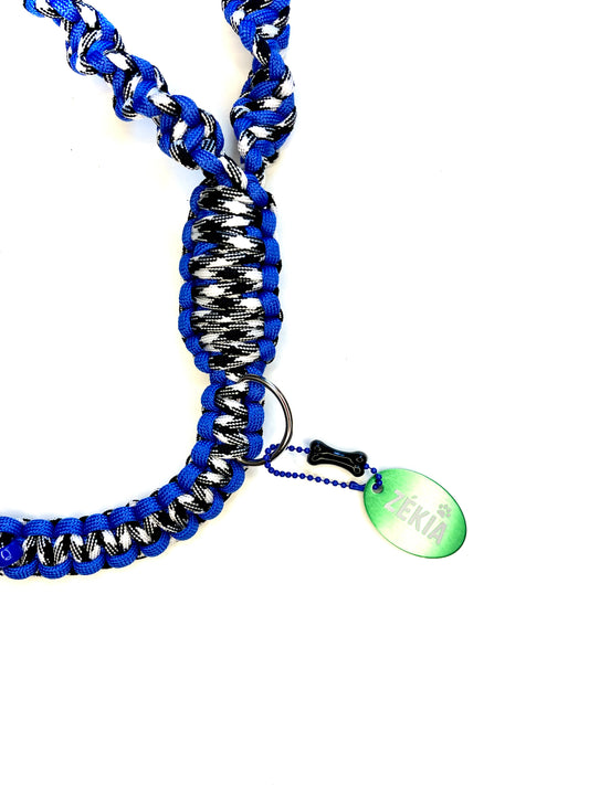 Laisse pour chien en paracorde faite main à Marseille - Zékia accessoires artisanaux