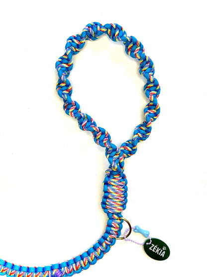 Laisse pour chien en paracorde faite main à Marseille - Zékia accessoires artisanaux