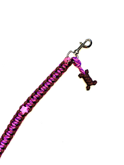 Laisse pour chien en paracorde faite main à Marseille - Zékia accessoires artisanaux