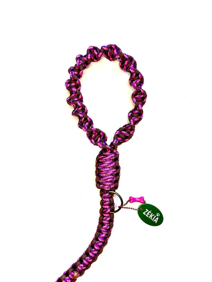 Laisse pour chien en paracorde faite main à Marseille - Zékia accessoires artisanaux