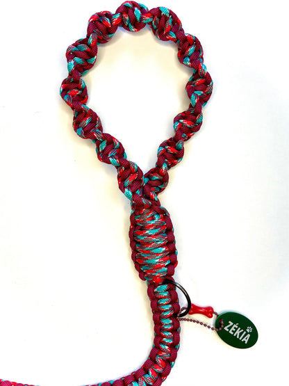 Laisse pour chien en paracorde faite main à Marseille - Zékia accessoires artisanaux