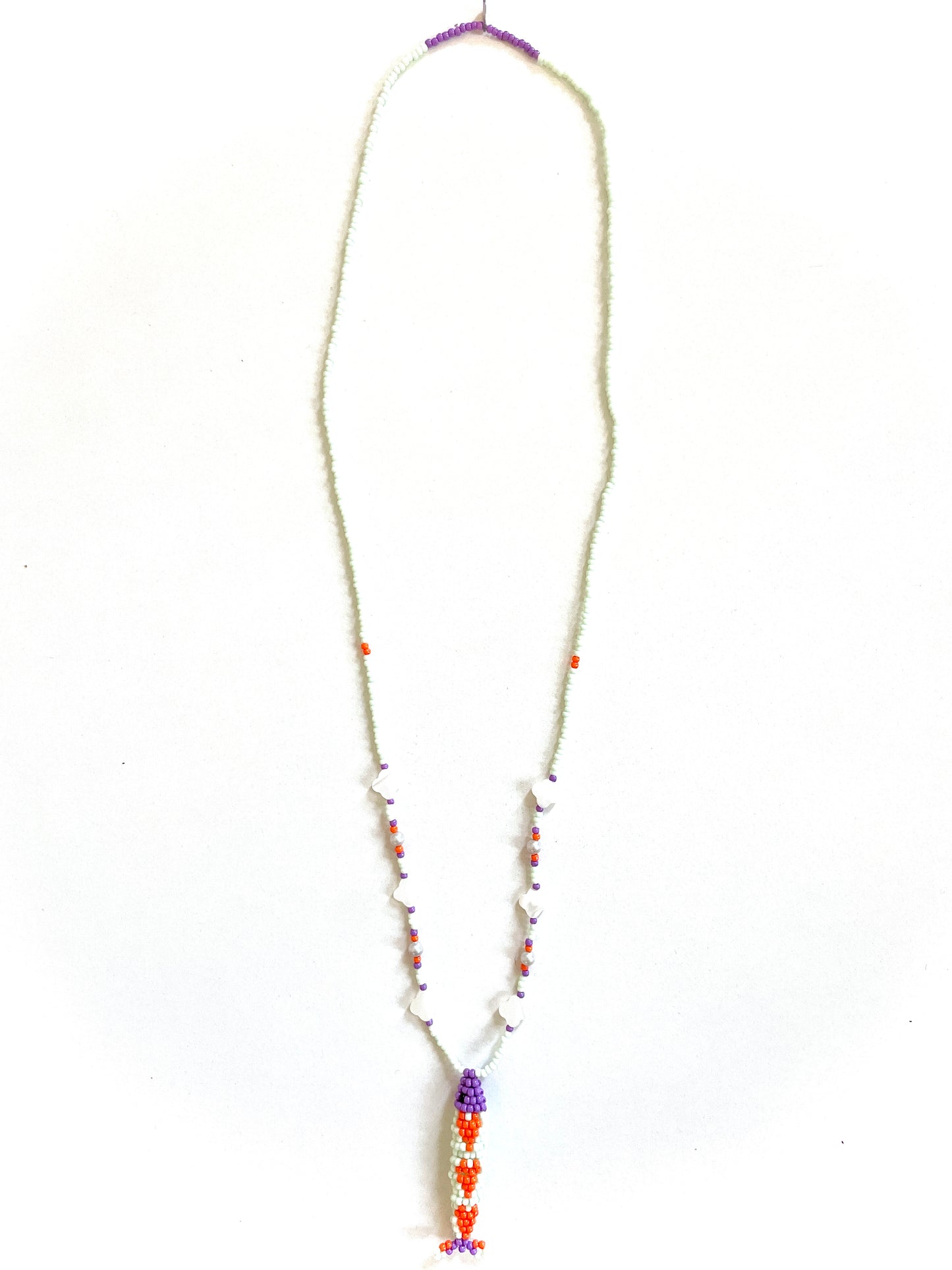 Collier perles - Bande de sardines | Vert d'eau