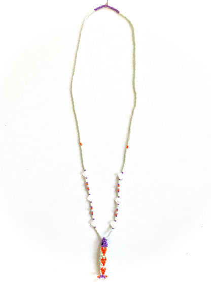 Collier perles - Bande de sardines | Vert d'eau