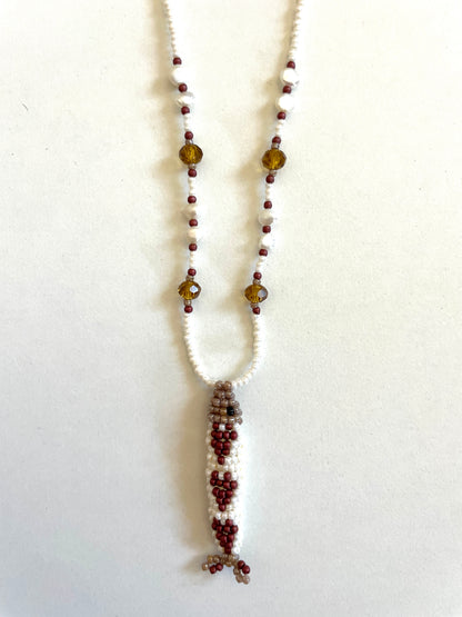 Collier perles - Bande de sardines | Nacre