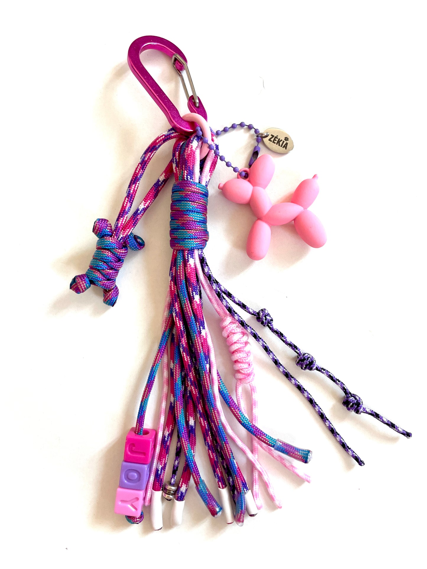 Charms en paracorde " JOY " | Rose