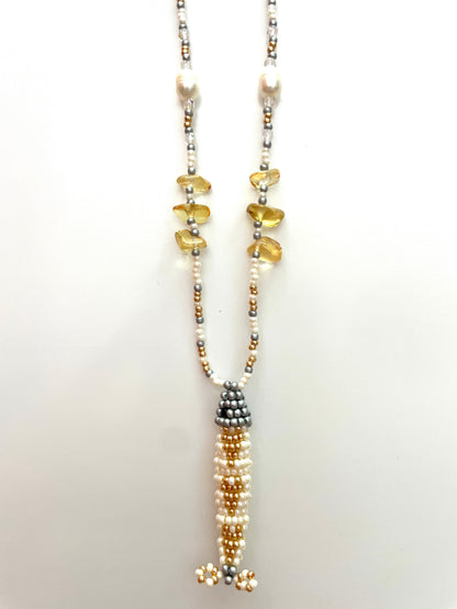 Collier perles - Bande de sardines | Coton