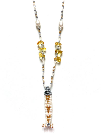 Collier perles - Bande de sardines | Coton