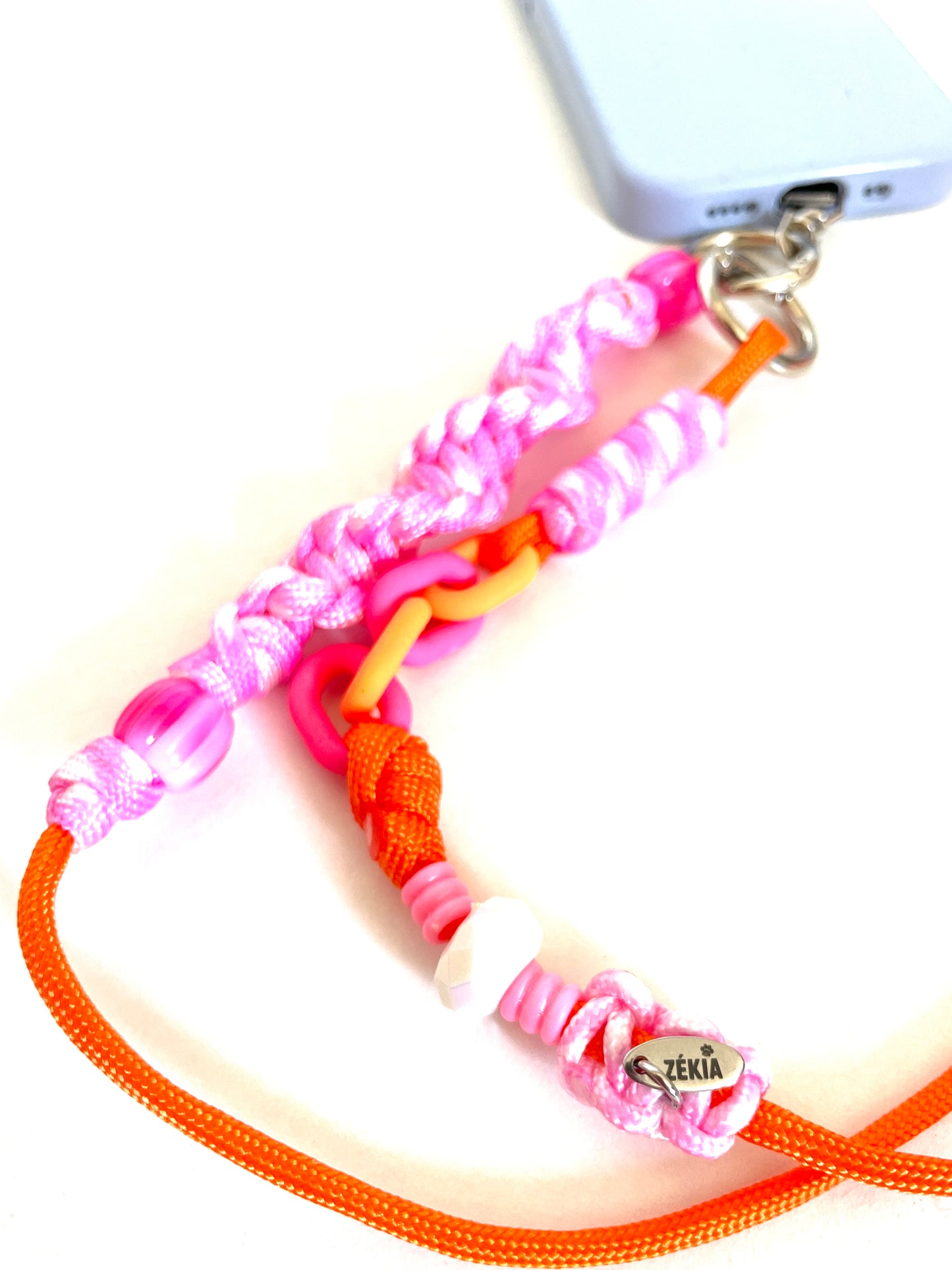 Cordon de téléphone - New Papaya Pink