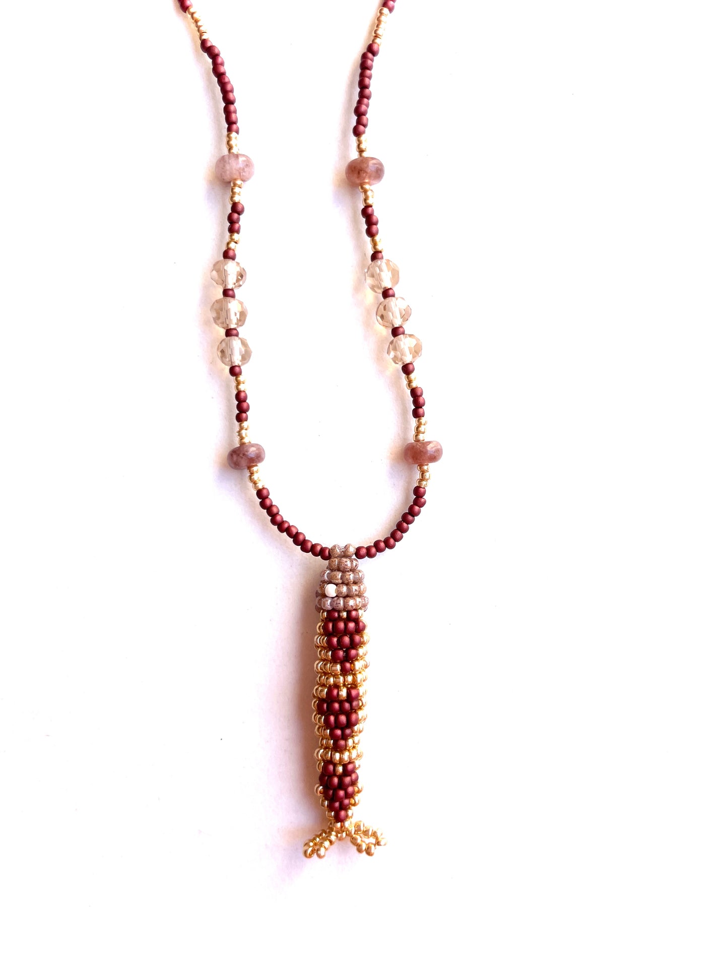 Collier perles - Bande de sardines | Choco Doré