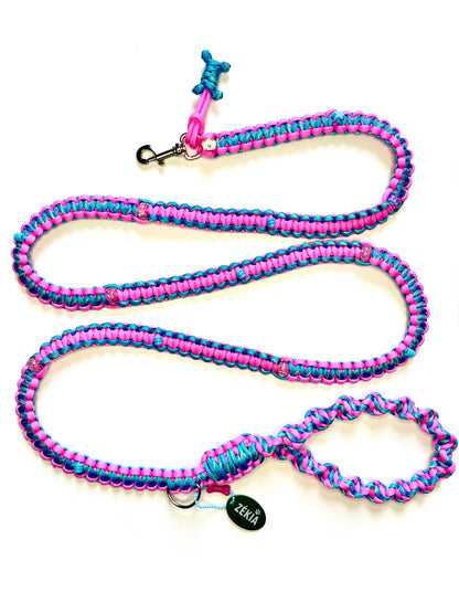 Laisse pour chien en paracorde faite main à Marseille - Zékia accessoires artisanaux