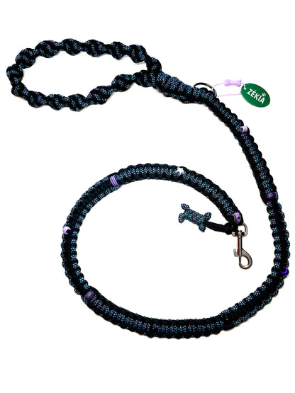 Laisse pour chien en paracorde faite main à Marseille - Zékia accessoires artisanaux