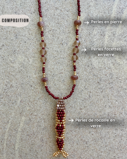Collier perles - Bande de sardines | Choco Doré