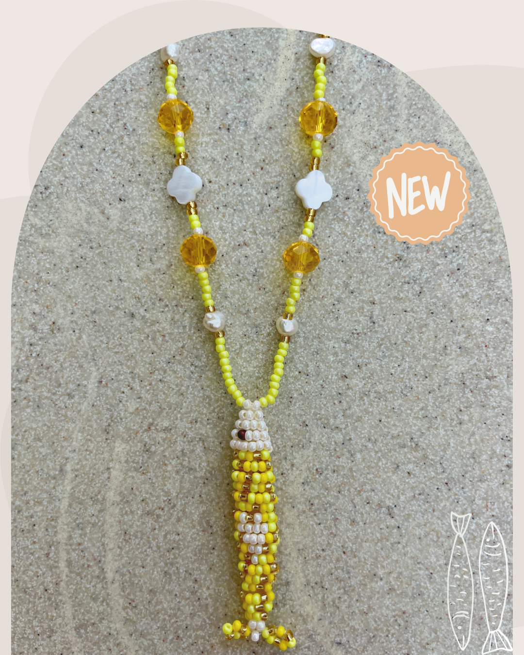 Collier perles - Bande de sardines | Citrus