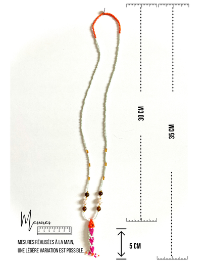 Collier perles - Bande de sardines | Gourmandise