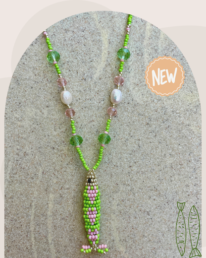 Collier perles - Bande de sardines | Pomme