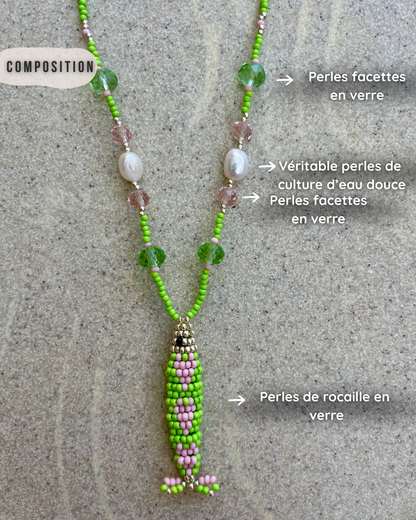 Collier perles - Bande de sardines | Pomme