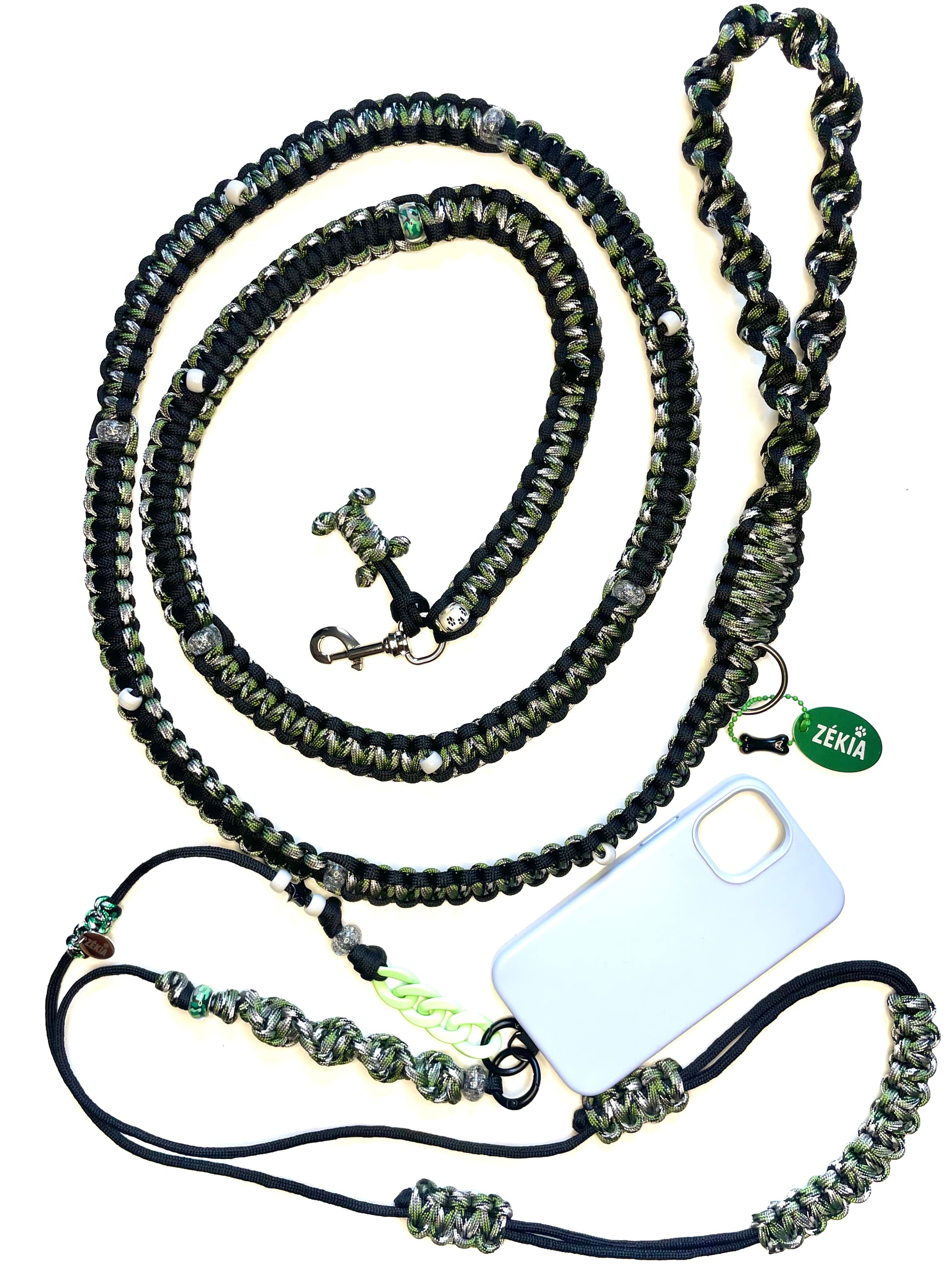 Cordon de telephone paracorde fait main a Marseille - zekia accessoires artisanaux