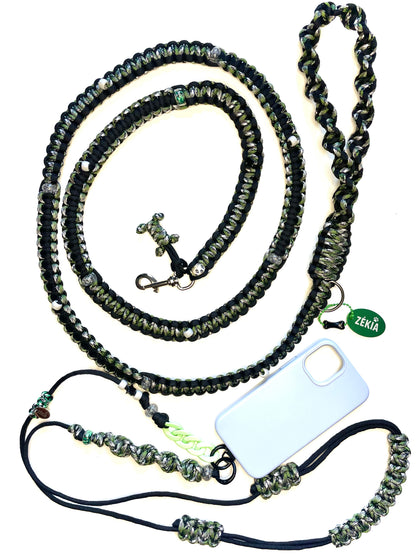 Cordon de telephone paracorde fait main a Marseille - zekia accessoires artisanaux