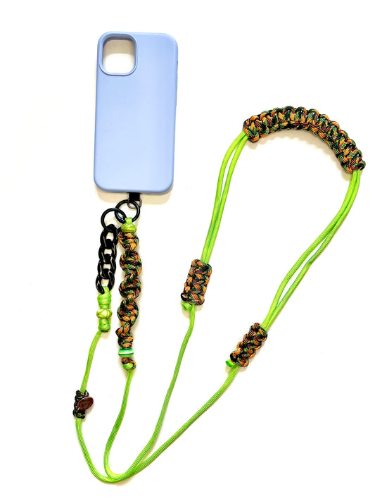 Cordon de téléphone paracorde fait main à Marseille - zékia accessoires artisanaux