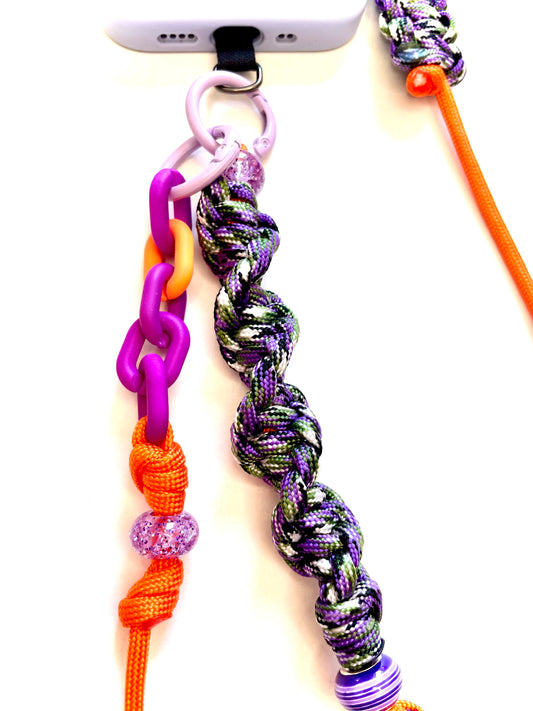 Cordon de telephone paracorde fait main a Marseille - zekia accessoires artisanaux