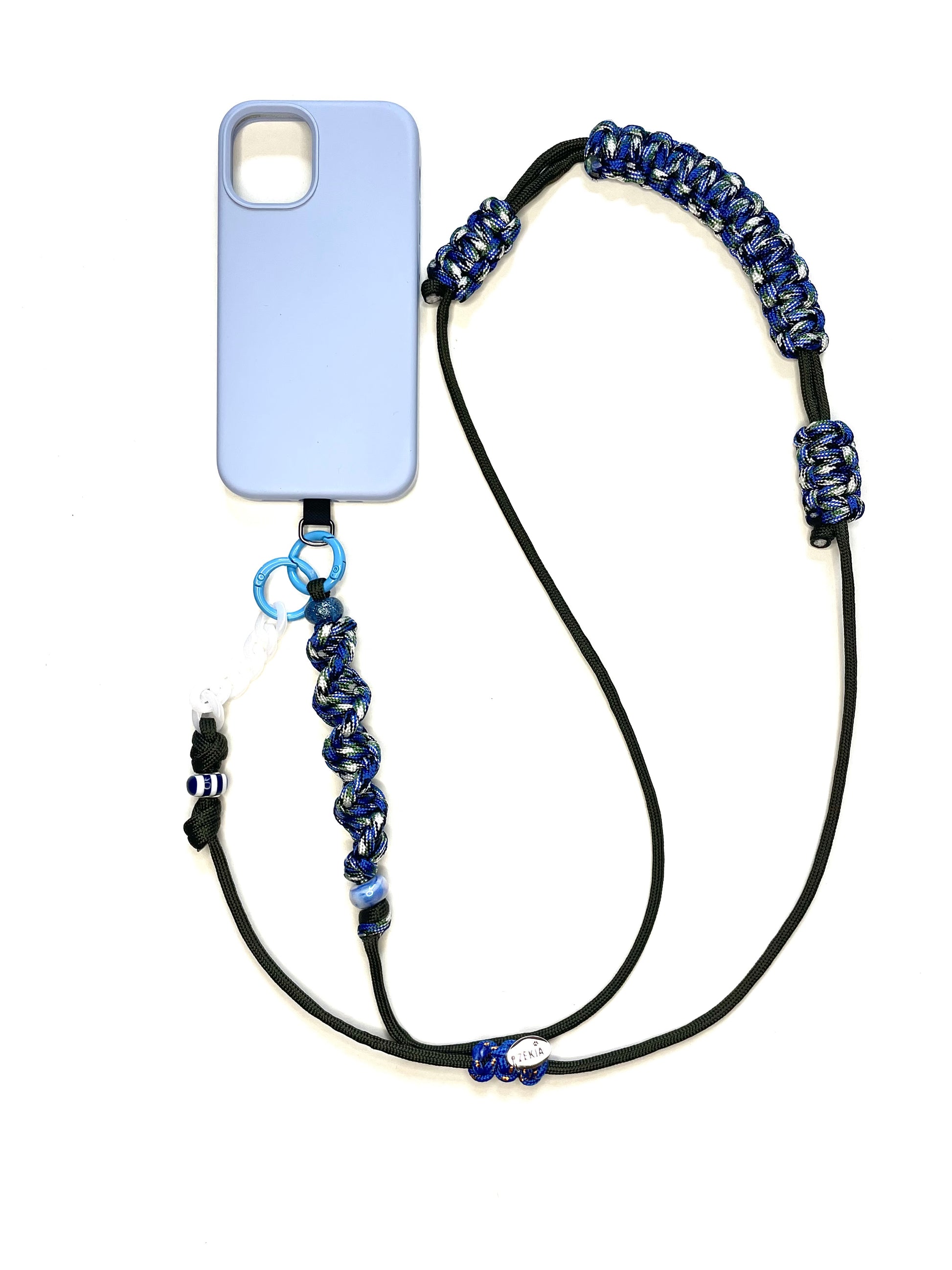 Cordon de téléphone paracorde fait main à Marseille - zékia accessoires artisanaux