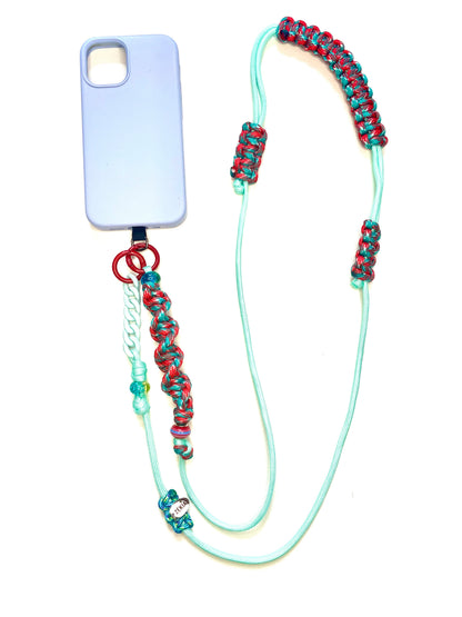 Cordon de téléphone paracorde fait main à Marseille - zékia accessoires artisanaux