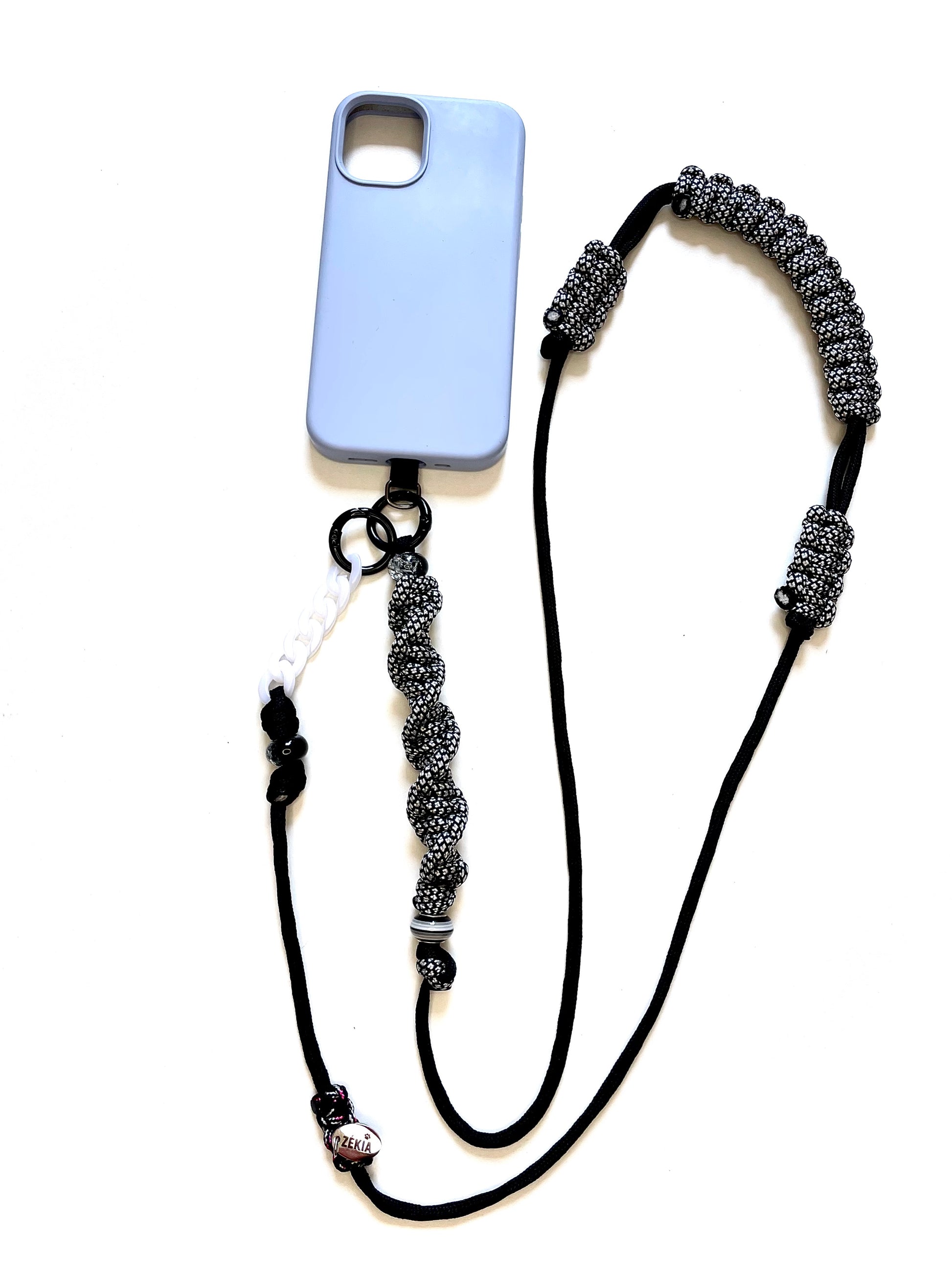 Cordon de téléphone paracorde fait main à Marseille - zékia accessoires artisanaux