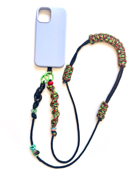 Cordon de telephone paracorde fait main a Marseille - zekia accessoires artisanaux