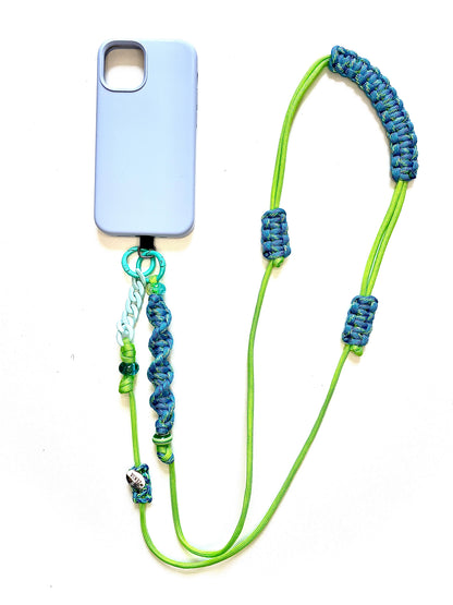 Cordon de téléphone paracorde fait main à Marseille - zékia accessoires artisanaux