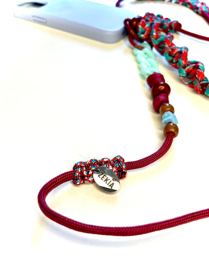 Cordon de telephone paracorde fait main a Marseille - zekia accessoires artisanaux