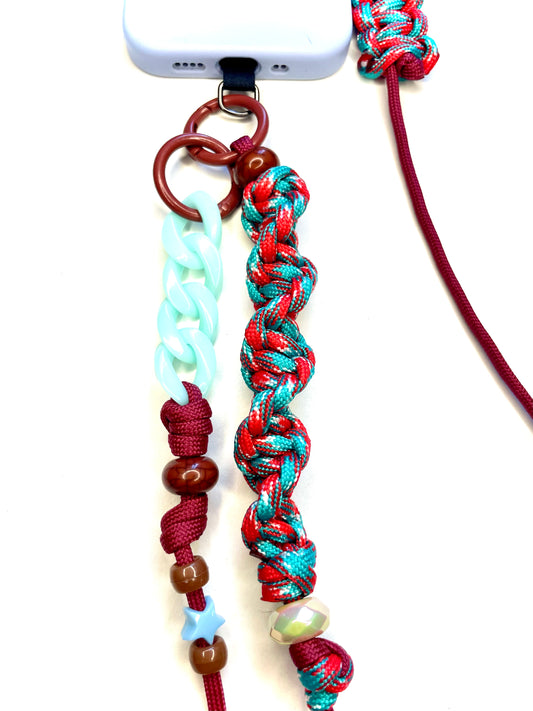 Cordon de telephone paracorde fait main a Marseille - zekia accessoires artisanaux