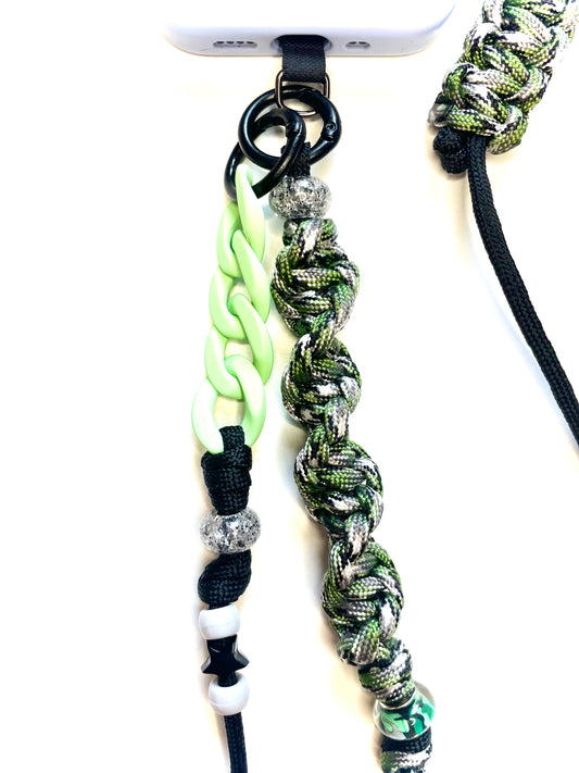 Cordon de telephone paracorde fait main a Marseille - zekia accessoires artisanaux