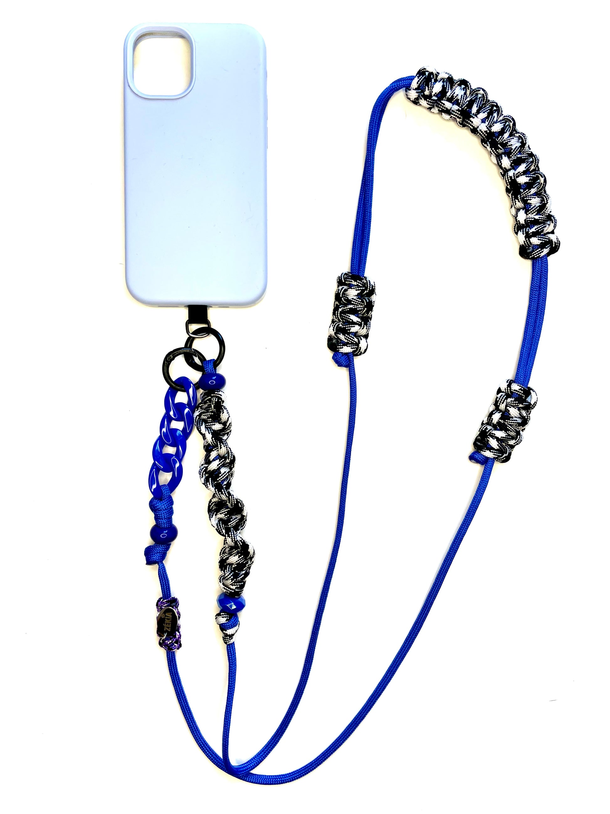 Cordon de telephone paracorde fait main a Marseille - zekia accessoires artisanaux