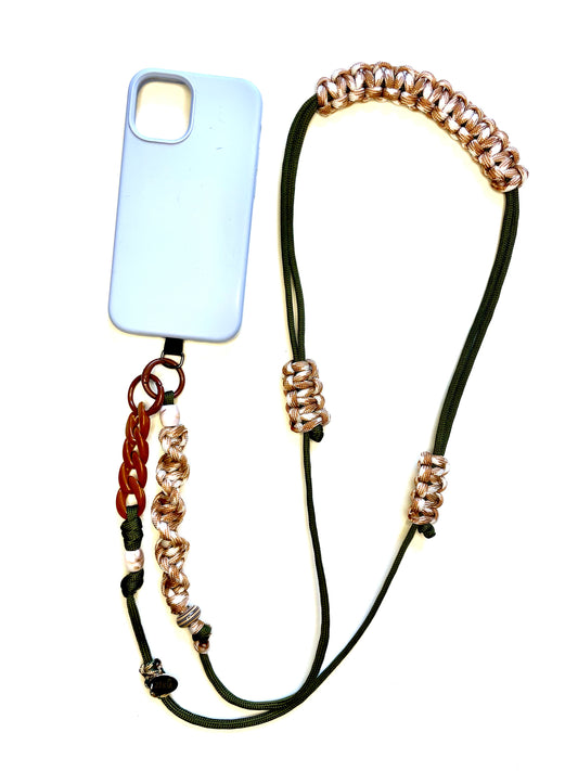 Cordon de telephone paracorde fait main a Marseille - zekia accessoires artisanaux