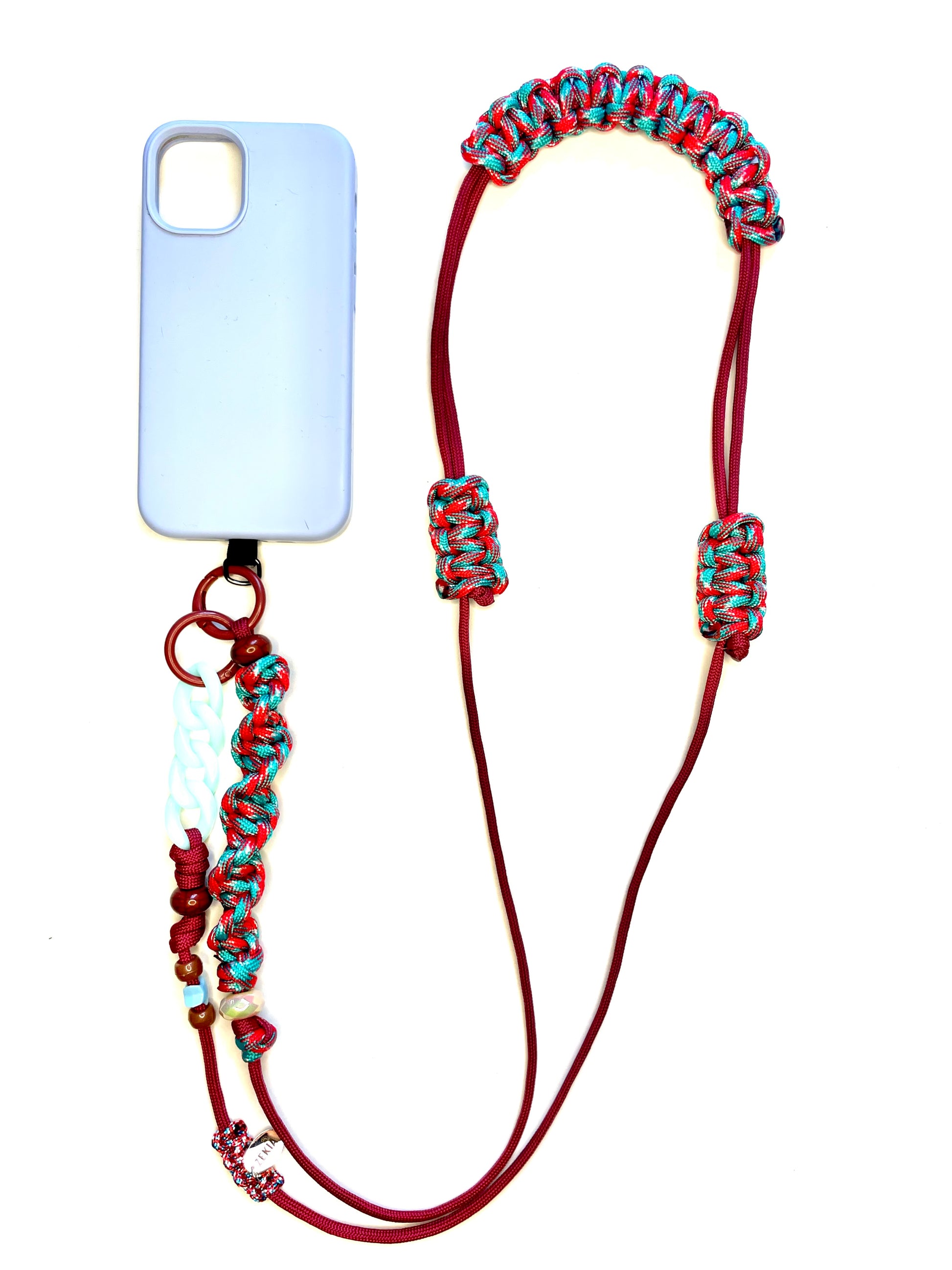 Cordon de telephone paracorde fait main a Marseille - zekia accessoires artisanaux