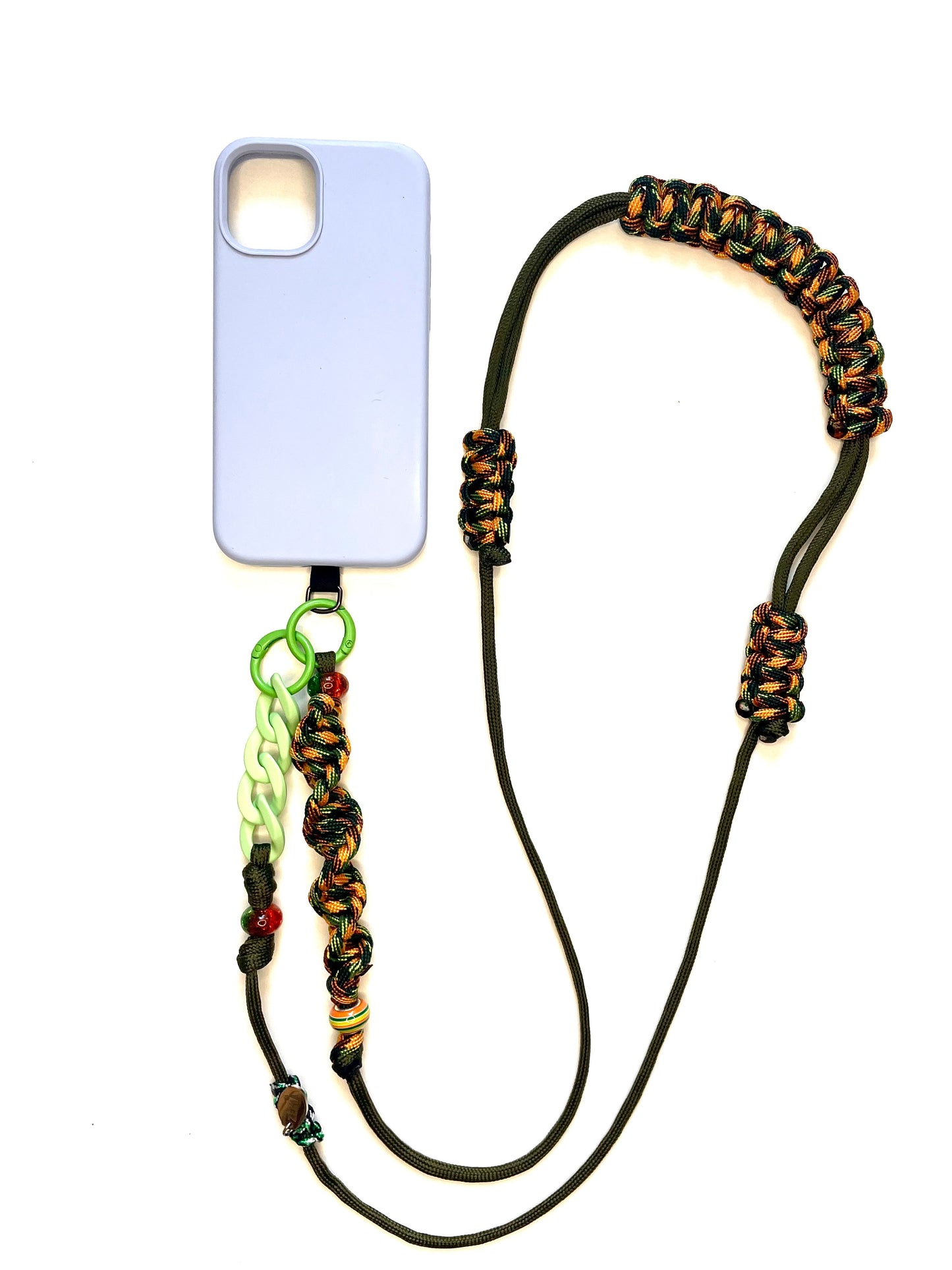 Cordon de téléphone paracorde fait main à Marseille - zékia accessoires artisanaux