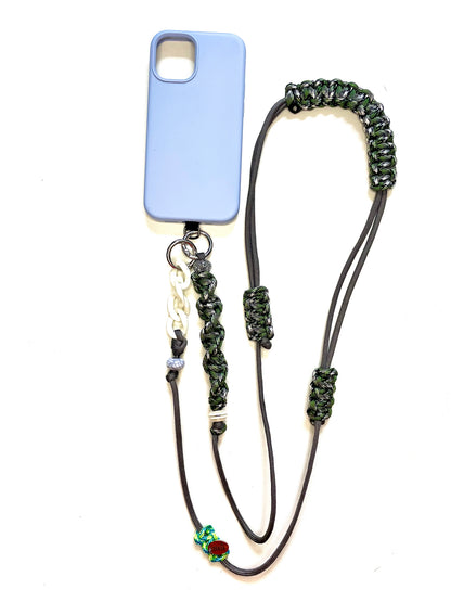 Cordon de téléphone paracorde fait main à Marseille - zékia accessoires artisanaux