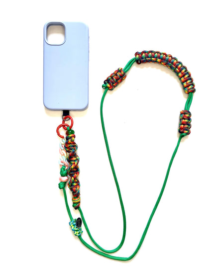Cordon de téléphone paracorde fait main à Marseille - zékia accessoires artisanaux