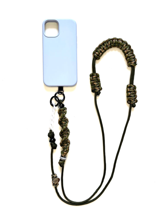 Cordon de téléphone paracorde fait main à Marseille - zékia accessoires artisanaux