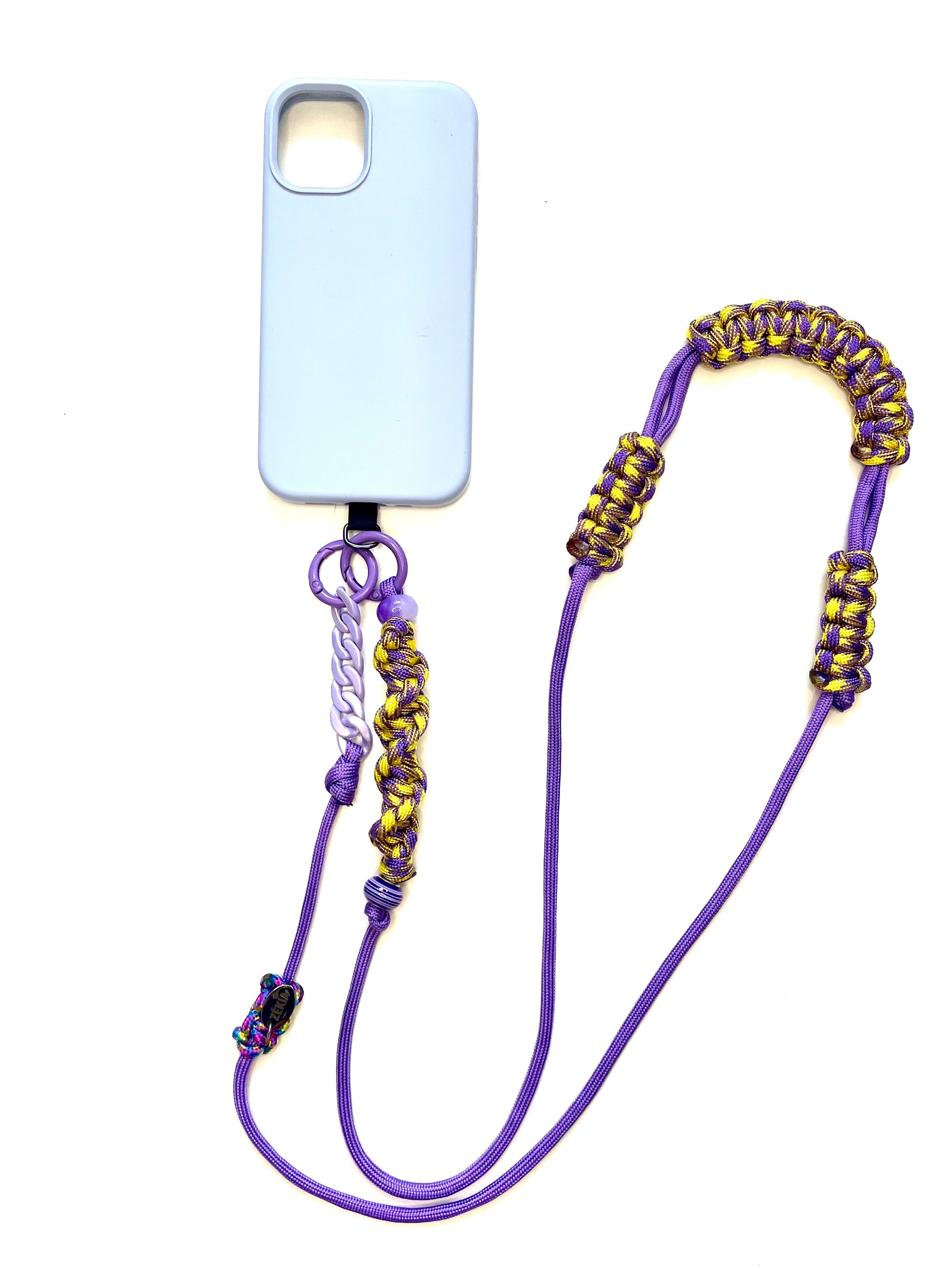 Cordon de téléphone paracorde fait main à Marseille - zékia accessoires artisanaux